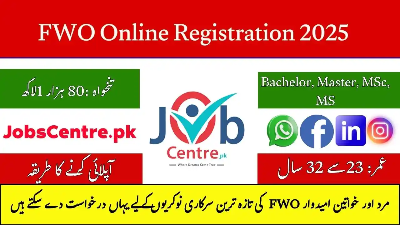FWO Online Registration 2025