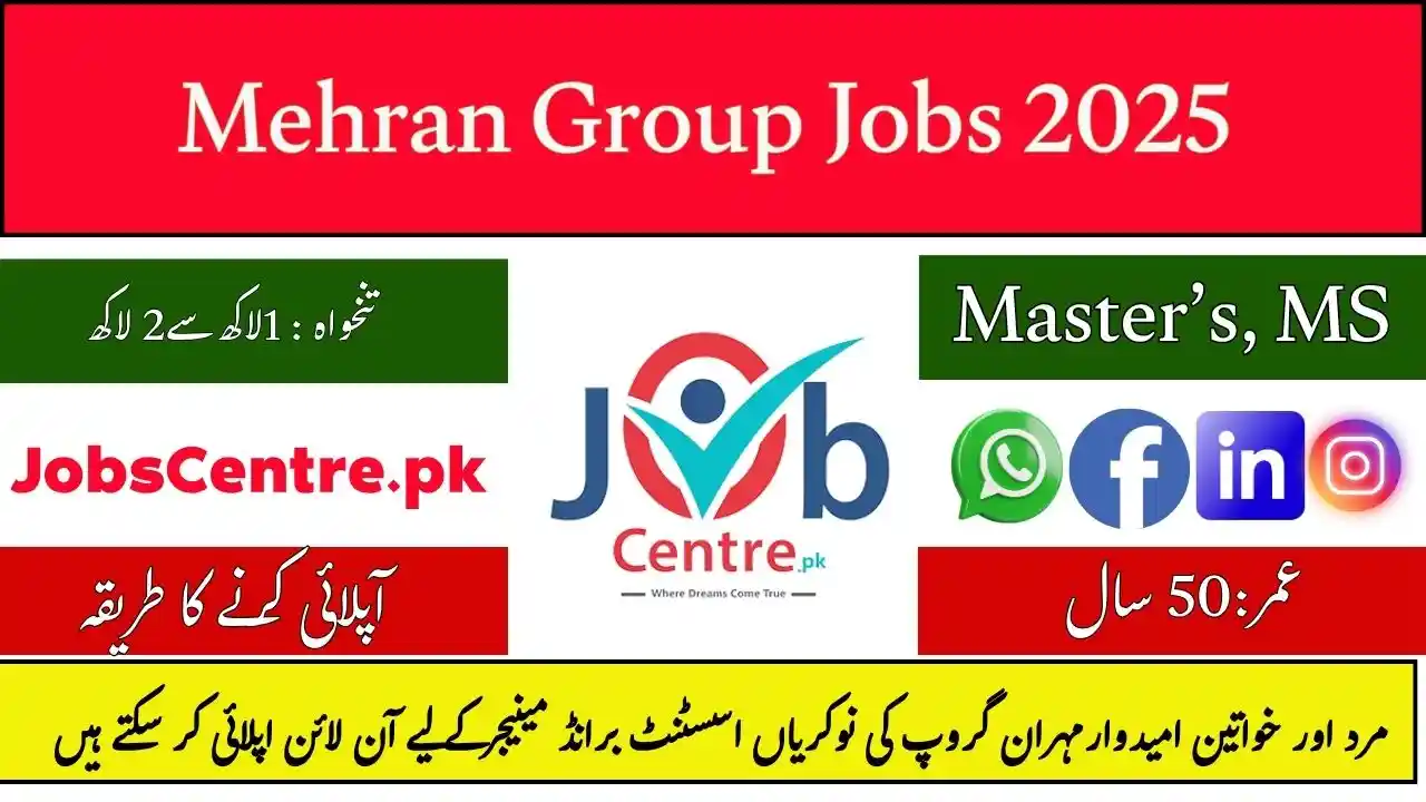 Mehran Group Jobs Assistant Brand Manager 2025