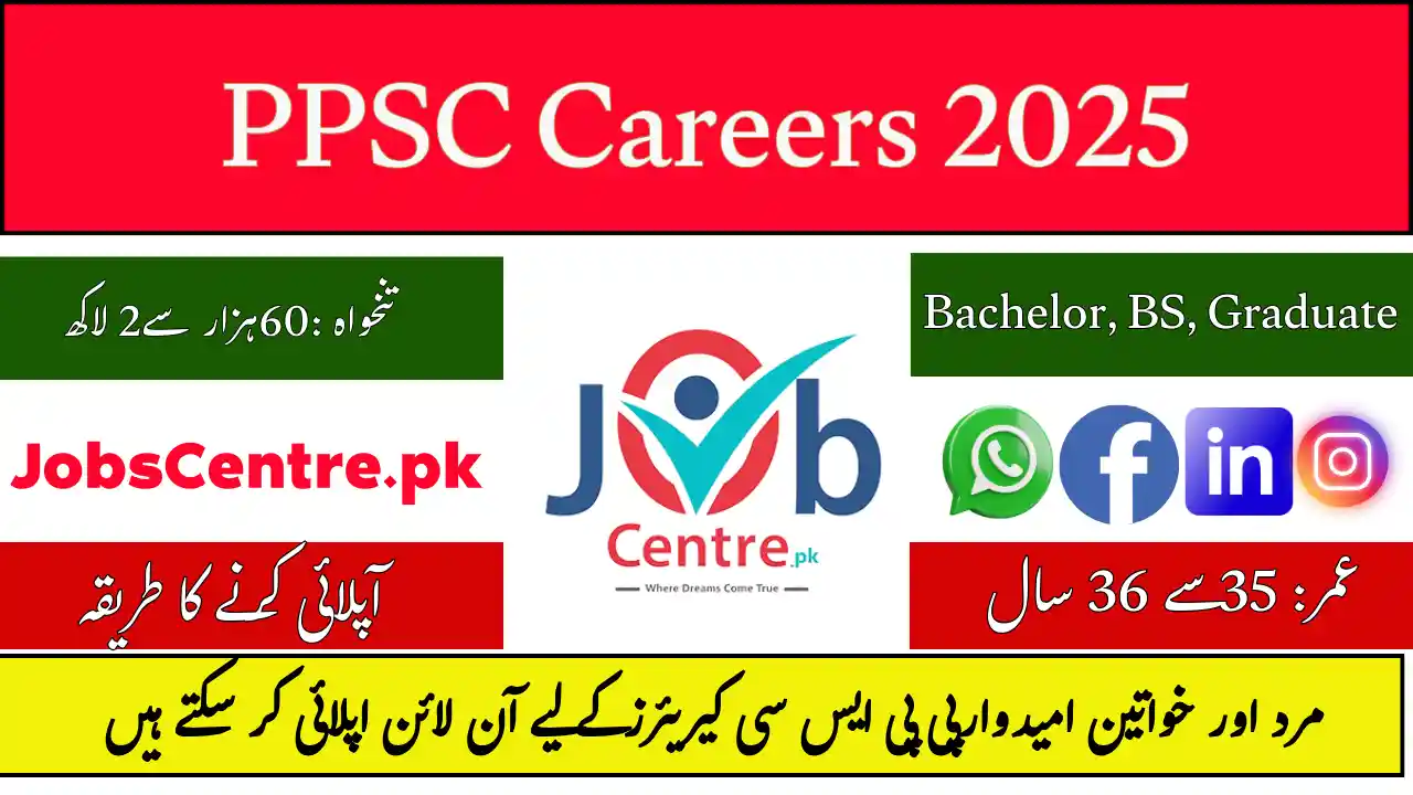 PPSC Careers 2025