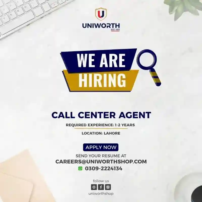 Uniworth Jobs Call Center Agent 2025 ad