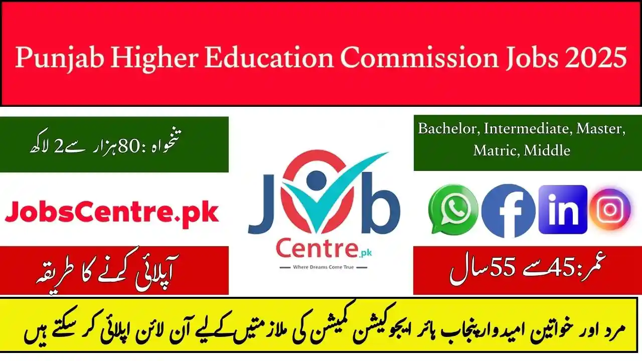 Punjab Higher Education Commission Jobs 2025