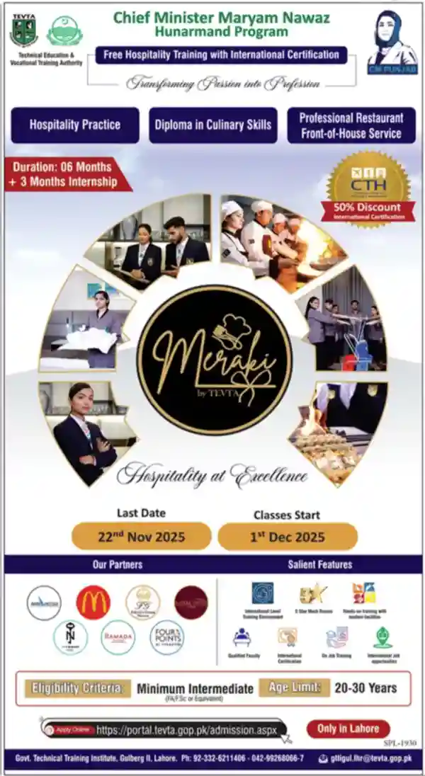 Chief Minister Maryam Nawaz Hunarmand Program 2025