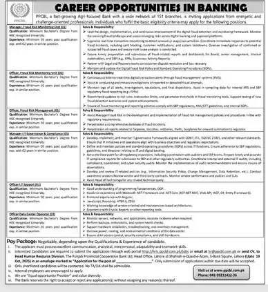 PPCBL Recruitment in 2025 Today Advertisement