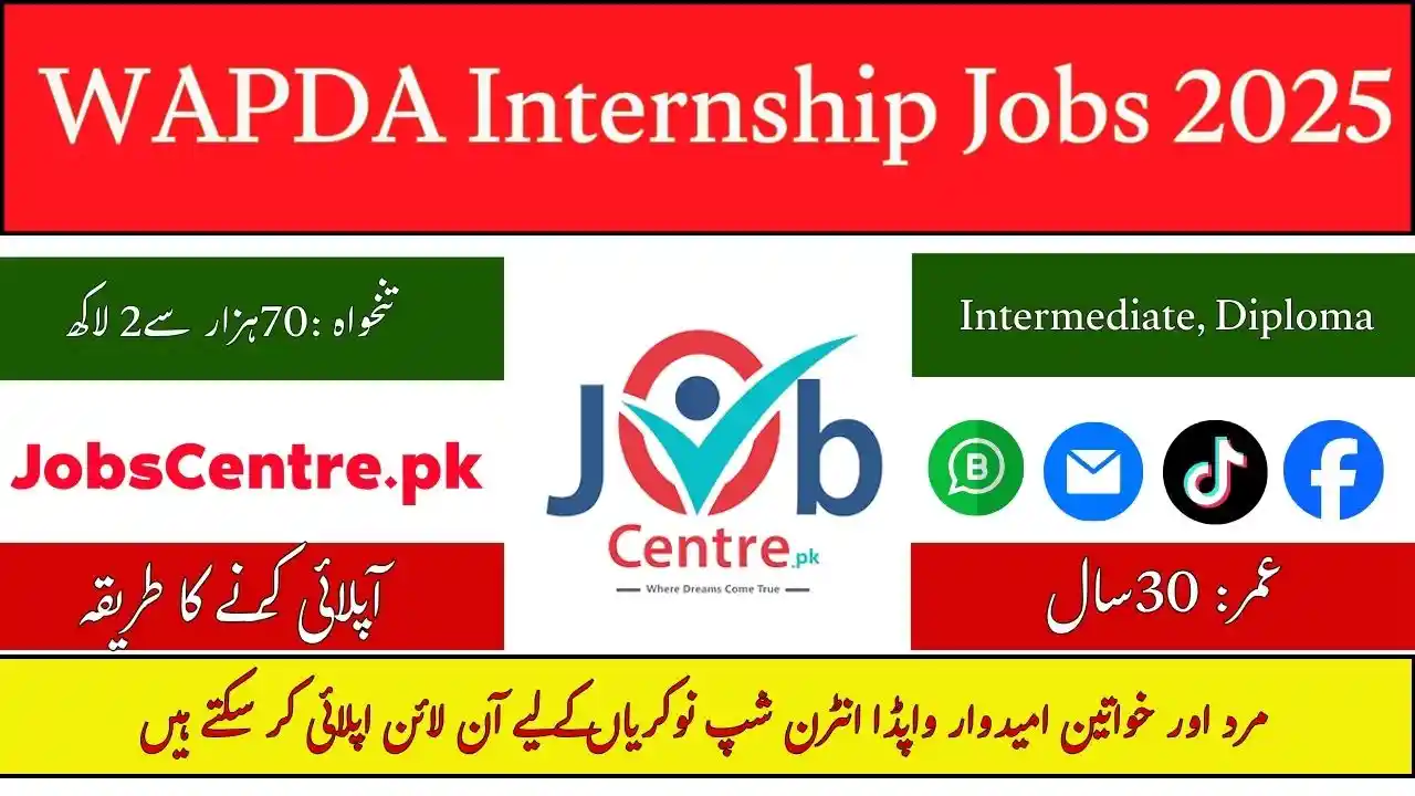 WAPDA Internship Jobs