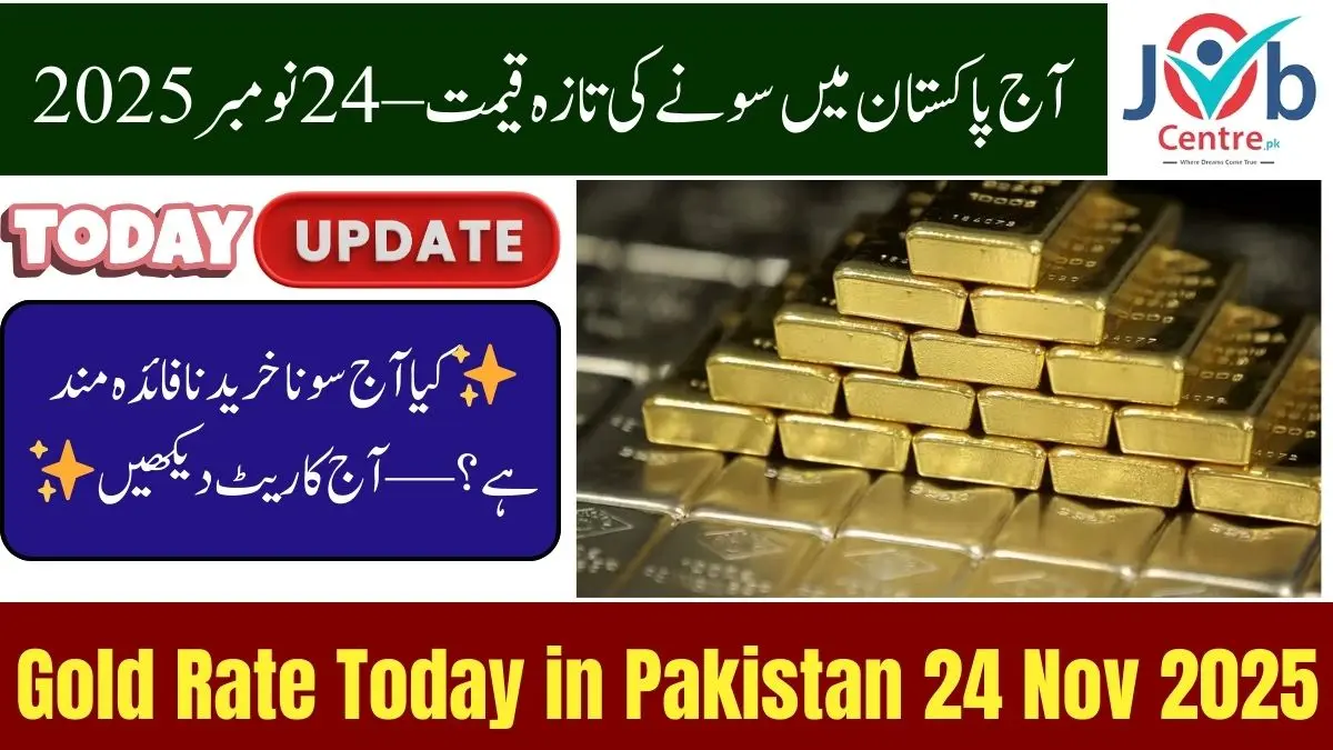 24K Gold Rate in Pakistan Today 24 November 2025
