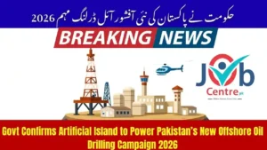 Artificial Island to Power Pakistan’s New Offshore Oil Drilling Campaign
