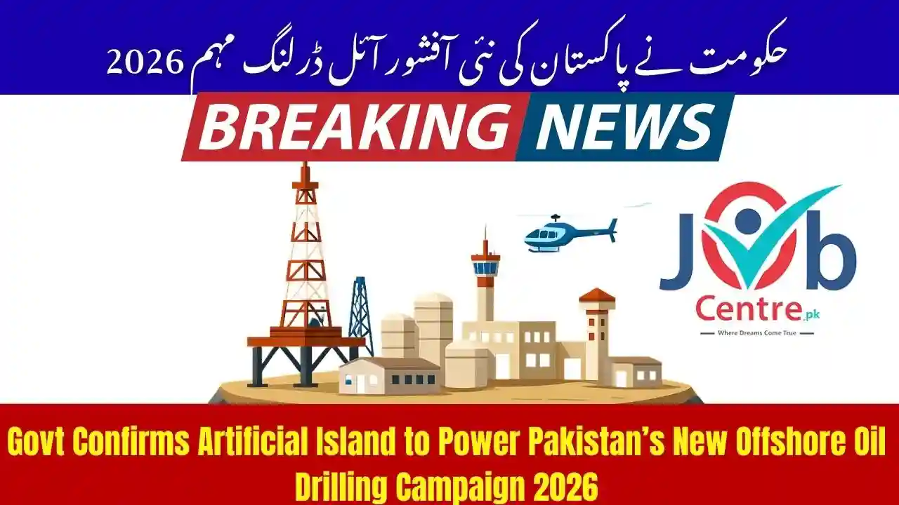 Artificial Island to Power Pakistan’s New Offshore Oil Drilling Campaign