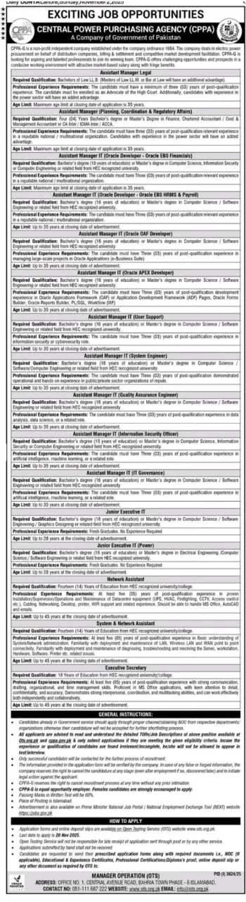 CPPA Jobs Advertisement 2025