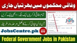 Federal Government Jobs in Pakistan Today Online Apply