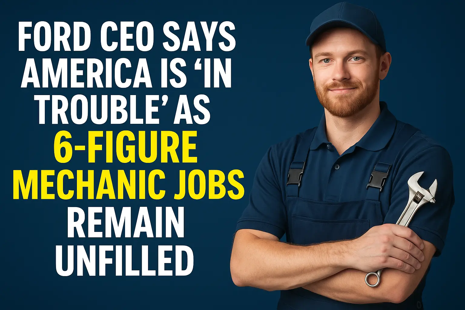 Ford CEO mechanic jobs unfilled