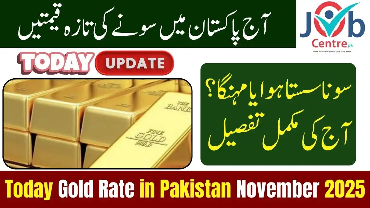 Gold Rate in Pakistan Today