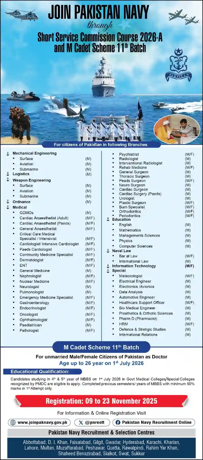 Join Pak Navy 2025 Advertisement