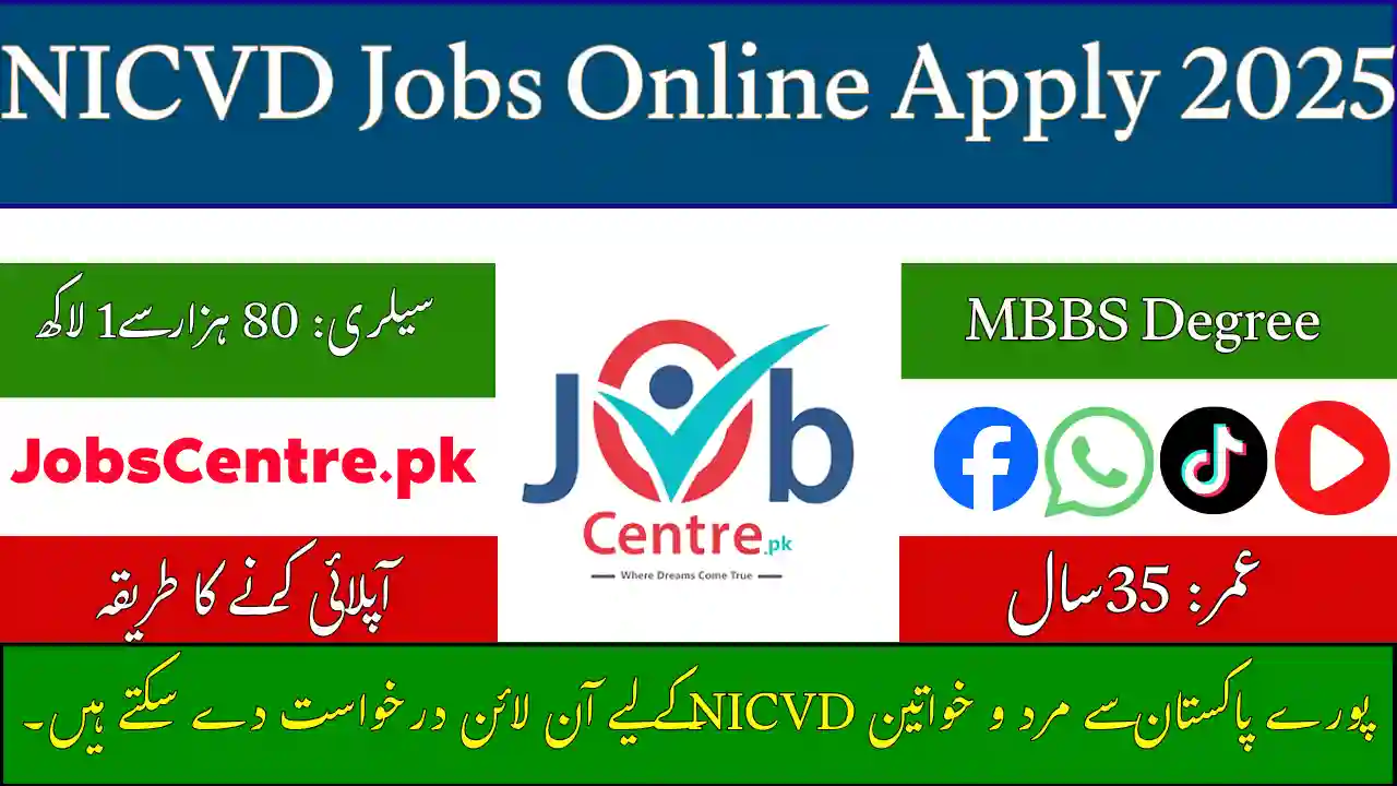 NICVD Jobs Online Apply 2025