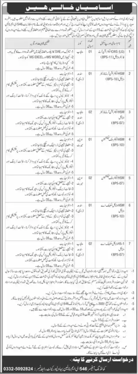 Pak Army Civilian Careers 2025 Advertisement