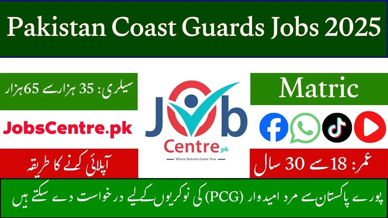 Pakistan Coast Guards Jobs 2025