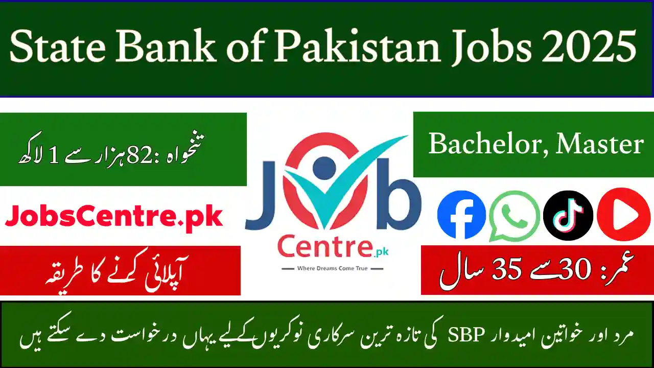 State Bank of Pakistan Jobs