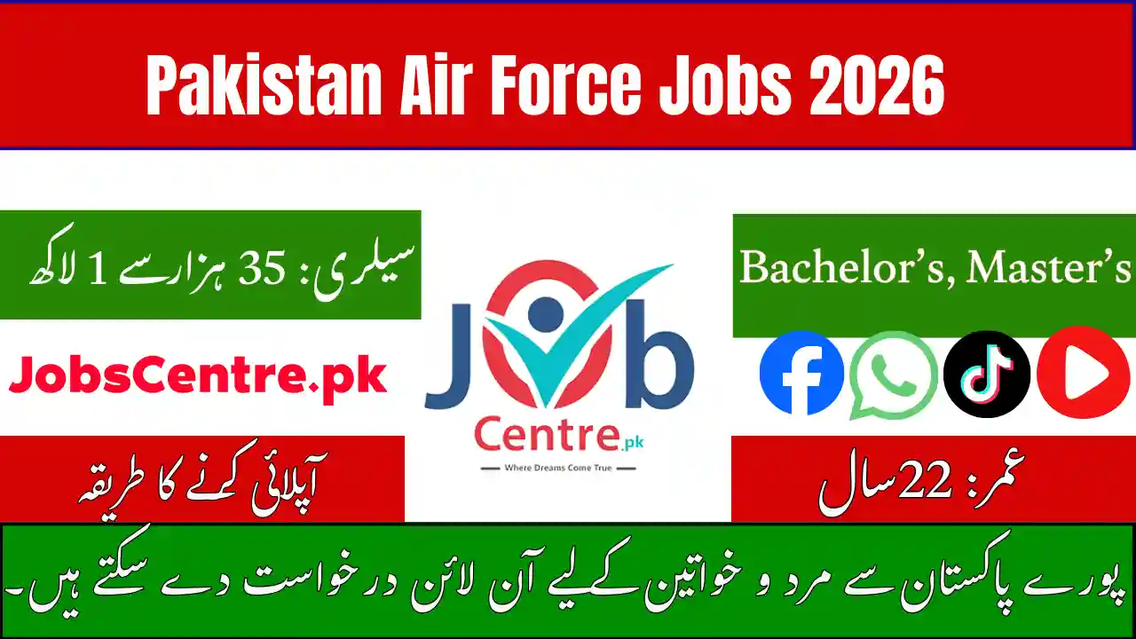 Pakistan Air Force Jobs 2026 – Official Ad & Apply Online