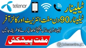Telenor 90 Days Free Internet & Calls Offer