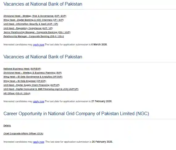 www NBP com pk Jobs Online Apply