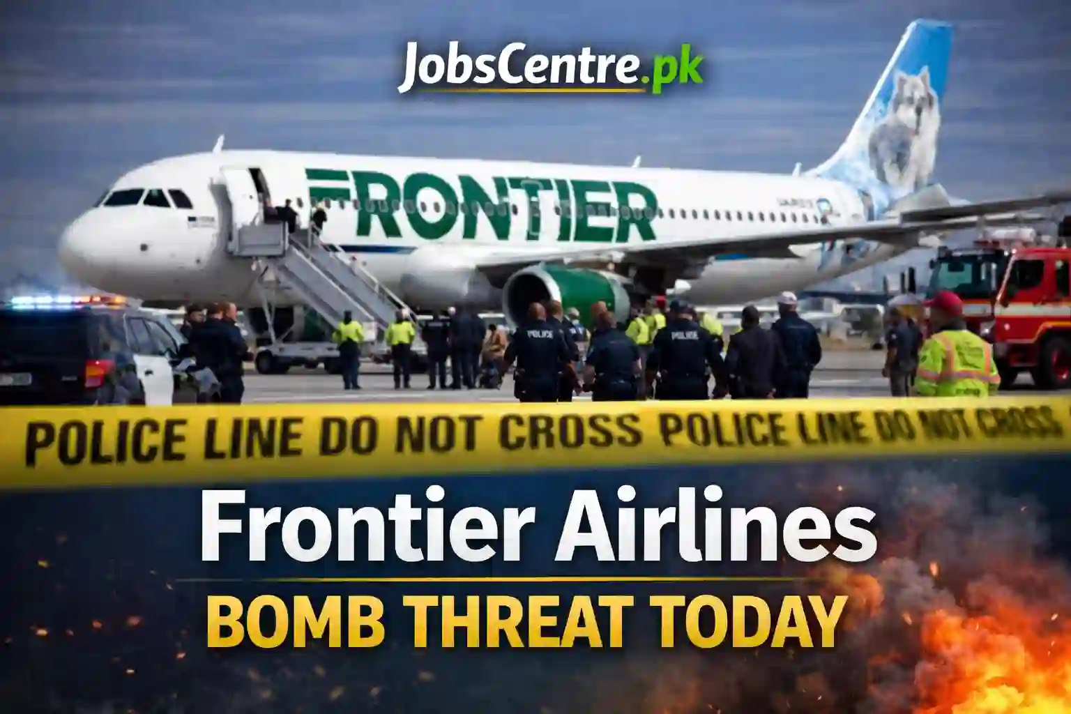 Frontier Airlines Bomb Threat Today