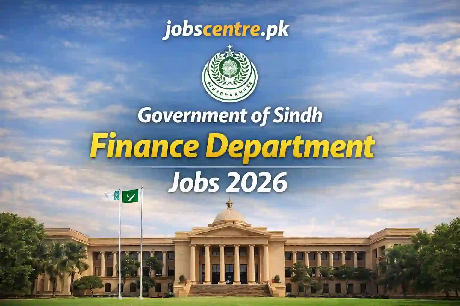 Government of Sindh Finance Department Jobs 2026