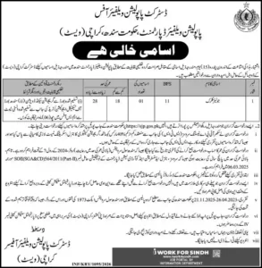 Population Welfare Department Karachi Jobs