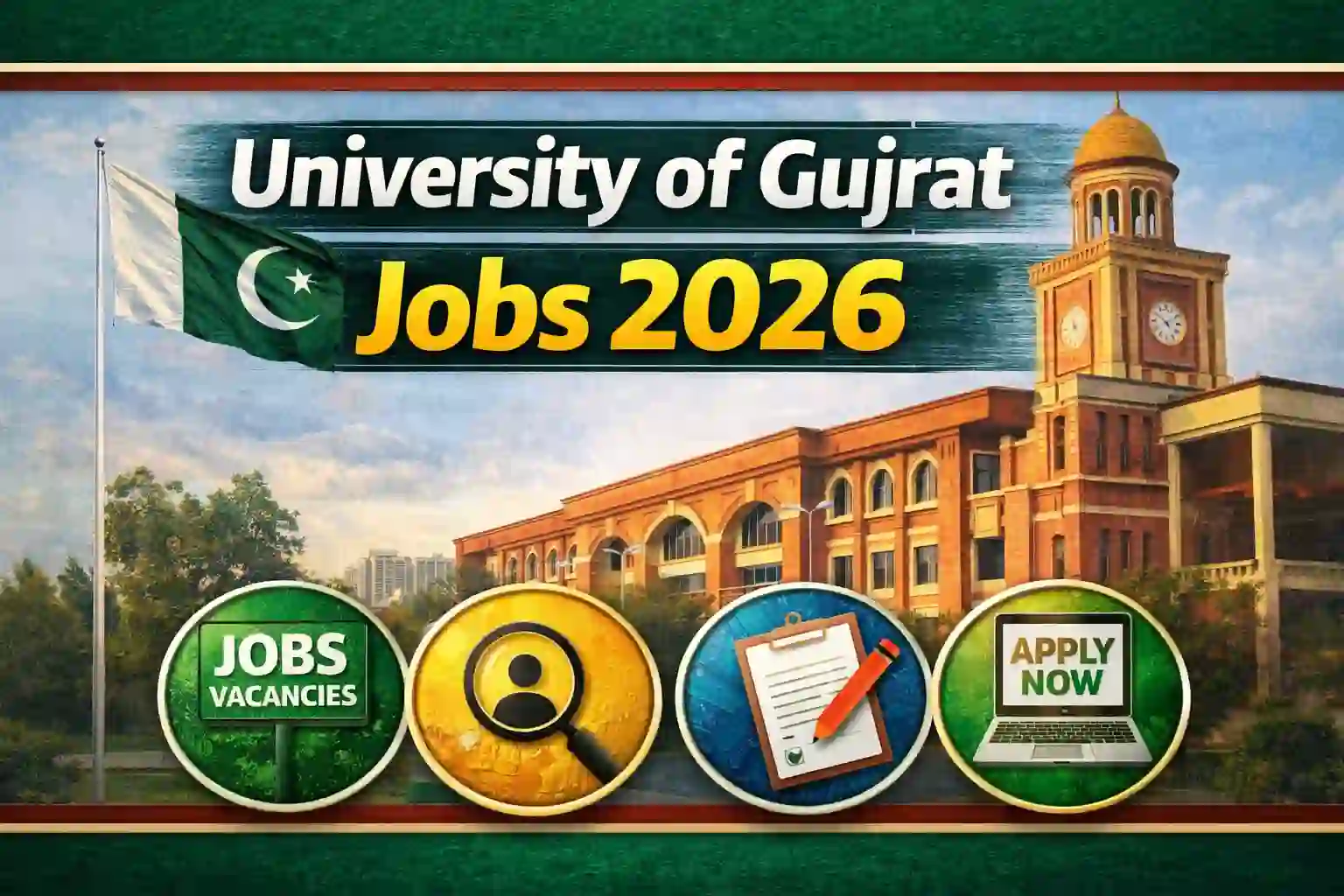 University of Gujrat Lecturer Jobs 2026 – BPS-18 Teaching Positions Open