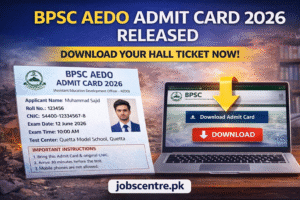 BPSC AEDO Admit Card 2026