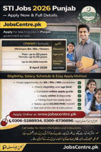 STI Jobs 2026 Punjab – Apply Online & Full Details