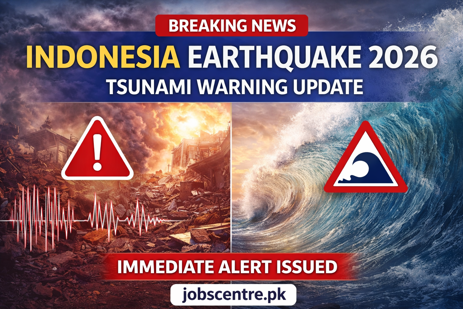 Shocking Indonesia Earthquake Today – Tsunami Warning Issued Immediately